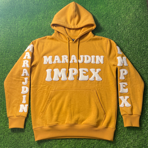 Sudadera con Capucha Personalizada con Parche de Chenilla, Estilo Urbano para Hombre, Tejido Grueso de Algodón con Estampado Digital, Corte Regular - Product Image 1