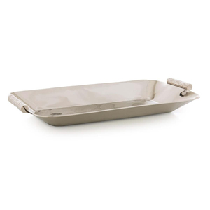 Bandeja Rectangular de Metal Pulido con Asa de Animal, Color Sólido, Uso Residencial, para Hotel y Restaurante, Bandeja de Servicio - Product Image 2