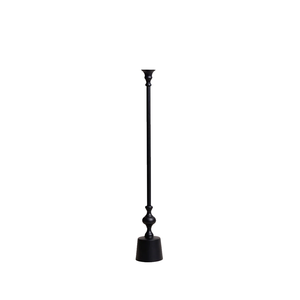 Porte-bougie de luxe pour la décoration de la maison, qualité supérieure, finition noire, support de bougie décoratif en aluminium coulé, fait main, personnalisé - Product Image 2