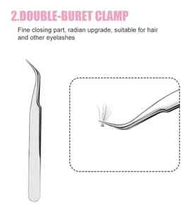 แหนบดัดขนตา Dolphin Clip Precision สแตนเลสสตีล ปลายเรียบ ขนาด 10 มม. รุ่น WW-5129  รับสกรีนโลโก้ สำหรับใช้กับผมและดวงตา - Product Image 4