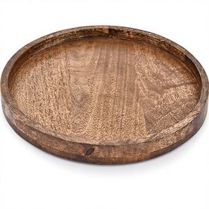 Bandeja Decorativa de Madera para Velas, Centro de Mesa para Mesa de Café, Decoración Moderna de Estilo Rústico, Bandejas Decorativas - Product Image 1