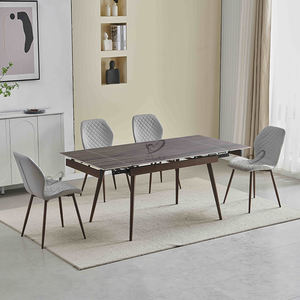 Tavolo da Pranzo Moderno Pieghevole ed Estensibile in MDF per Sala da Pranzo e Cucina - Product Image 1