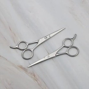 Stainless Steel Eyebrow Scissors Hair Trimmer Makeup <b>Tool</b> Cuticle <b>Remover</b> Manicure Beauty Grooming Metal Reusable manicure - Product Image 4