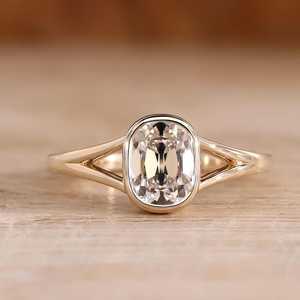 IGI Certified 10K 14K 18K Solid Gold Cushion Cut Lab Grown Diamond Engagement Ring Color E Clarity VVS For Women Engagement Ring - Product Image 2