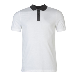 เสื้อเชิ้ตผู้ชายแขนสั้น คอปกคลาสสิก ผ้าฝ้ายถัก 100% ใส่สบาย ระบายอากาศดี เหมาะสำหรับใส่ในชีวิตประจำวัน ลดราคา - Product Image 1