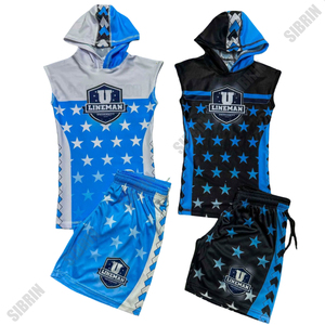 Uniformes de basket-ball personnalisés Sibrin en gros |   Maillots et shorts d'équipe avec logo, nom et numéro |   Ensemble de basket-ball réversible sublimé USA - Product Image 1
