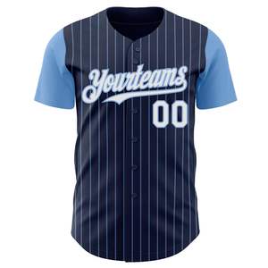 Camisetas de Béisbol Personalizadas para Equipos OEM - 100% Poliéster, Transferencia Térmica/Impresión Digital, Nombre del Equipo, Logotipo y Posiciones Personalizados (Derecha) - Product Image 4