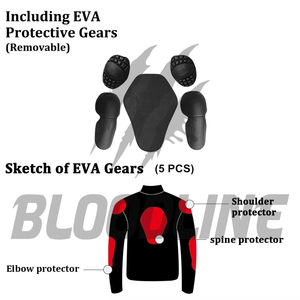 BLOODLINE Men's Full Sleeve Reflective <b>Softshell</b> <b>Jacket</b> Windproof Outdoor Sport Wear All Seasons - Product Image 3