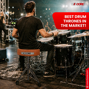 5 Core Iron + PU Leather Keyboard Instrument <b>Stand</b> Padded 4.5" Pressure Relief Ergonomic Swivel Adjustable 25.5 Inch <b>Music</b> - Product Image 5