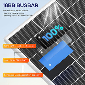 Módulo solar fotovoltaico impermeable tipo N 200 W 200 vatios 585W Panel de teja de energía solar para el precio de fábrica de la casa - Product Image 5