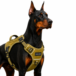 Premium Tactical Dog <b>Harness</b> OEM ODM Custom Logo Heavy Duty Adjustable No Pull <b>Pet</b> <b>Harness</b> Direct Manufacturer - Product Image 1