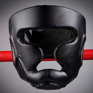 High Quality Custom Leather & PU Boxing <b>Head</b> Guard-Breathable Lightweight Durable Face Protector for Boxing <b>Training</b> - Product Image 3