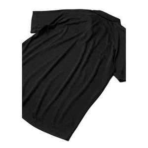 Camisetas Polo de Poliéster de Color Negro Sólido para Hombre, Estilo Bold Look, Ligeras y Ecológicas, Camisetas Polo Urbanas para Hombre a Precio Económico - Product Image 3