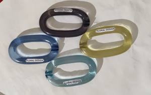 Decoración de pared con cadena de resina, adorno de pared premium para un estilo moderno, cadena de resina para colgar en la pared - Product Image 3