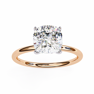 Bague de fiançailles en or jaune 14 carats, 2,5 carats, taille coussin, diamant de laboratoire certifié IGI, cadeaux d'anniversaire et de mariage, vente chaude - Product Image 6