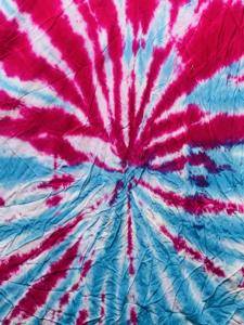 Top Túnica Boho sin Mangas con Estampado Tie Dye Rosa para Mujer, con Cuello Redondo |   Elegante Vestido Casual Holgado con Corte Evase para Verano - Product Image 3