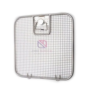 Medical Stainless Steel Wire <b>Mesh</b> <b>Basket</b> Lid OEM Custom Manual Reusable for Sterilization & Surgery Tools - Product Image 3