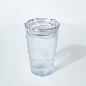 Clear Party Tumbler 17oz BPA Free Plastic Ecozen SK 500ml <b>Iced</b> <b>Coffee</b> <b>Reusable</b> Dishwasher Safe Unisex <b>Cup</b> for Travel Drive - Product Image 2