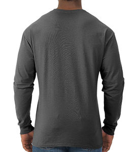 T-shirt en coton à manches longues surdimensionné style urbain avec imprimé graphique Président - Product Image 4
