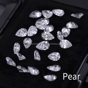 Diamants de laboratoire en vrac, forme poire, excellente taille, clarté VVS-VS, couleur DEF, cultivés en laboratoire, 7,40*4,80 MM, blanc, prix de gros, exportateur - Product Image 5