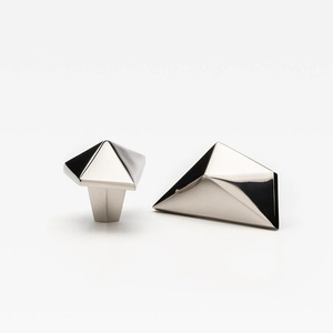 Bold Pattern Brass <b>Knobs</b> Glossy Finished <b>for</b> Cabinets and <b>Dressers</b> - Product Image 4