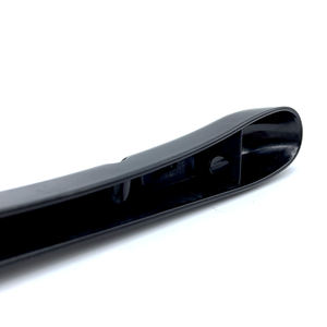 Nuevas perchas de plástico para abrigos, venta directa de fábrica, perchas de plástico negras con logo impreso - Product Image 5