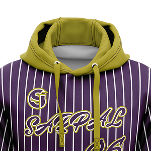 เสื้อฮู้ดผู้ชายผ้าฟลีซพิมพ์ลายดิจิตอลโลโก้ด้านหน้า ผลิตจากผ้าฝ้าย 100% เป็นมิตรกับสิ่งแวดล้อม เหมาะสำหรับใส่เล่นกีฬา - Product Image 2