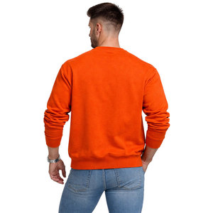 Sudadera con Logotipo Personalizado para Hombre, Color Naranja, Gráfico con Pedrería “Blessed”, Corte Holgado, Ropa Casual, Moda Urbana - Product Image 4