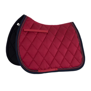 Breathable Quilted Horse Saddle <b>Pad</b> with Sheepskin | Soft <b>Foam</b> Padding & Cooling Fabric Lining | OEM/ODM Equestrian - Product Image 2