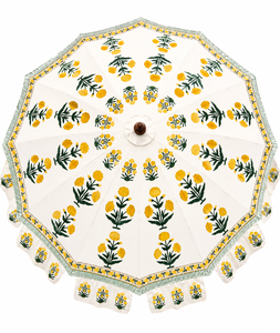 Sombrilla de Patio Grande con Estampado a Mano, Decorativa para Jardín, Uso en Hoteles y Resorts, 7 Pies, Ecológica, B2B - Product Image 1