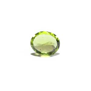 Lab-Created Oval Cut Peridot 4.4 Carat Loose Gemstone for Fine Jewelry - Product Image 2