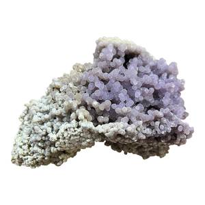 Spécimen d'agate naturelle, grappe de cristaux violets étincelants – Pierre de guérison, objet de collection artistique - Product Image 3