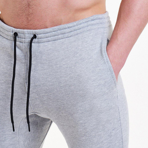 Pantalon de survêtement pour homme en coton 100% respirant et écologique, coupe droite, taille haute, couleur unie, pour usage décontracté - Product Image 5