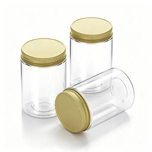 Wholesale 800ml PET Straight-Sided Round <b>Jar</b> - 27oz Food Grade <b>Plastic</b> Container for Candy Nuts Snacks Storage Custom Packaging - Product Image 3