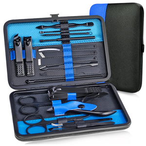 Wholesale Best Product Professional Stainless Steel Manicure and Pedicure Set Custom Engraved Logo Pedicure Razor Foot Care Kit - Product Image 1