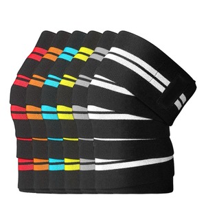 Genouillère unisexe en néoprène respirant avec compression et soutien, protection toutes saisons, fermeture auto-agrippante - Product Image 1