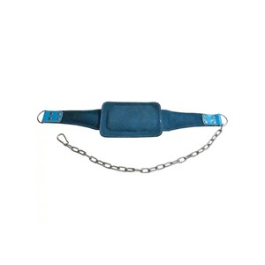Adjustable Leather Dipping <b>Belt</b> for Weight Lifting Pain Relief with Chain & Protective Back Support Training Pull-Up Sessions - Product Image 5