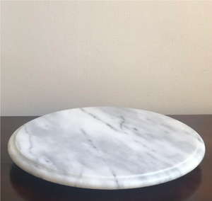 Wood Marble Lazy Susan Style Hot Sale Footed <b>Rotating</b> Cake Stands Marble Lazy Susan for Wedding <b>Rotating</b> Lazy Susan - Product Image 3