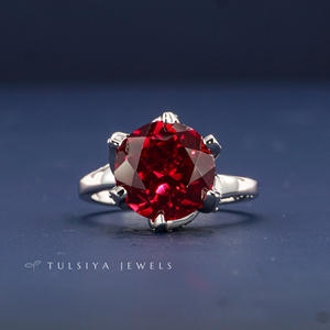 Anillo de Diamante de Oro Sólido de 14K Creado en Laboratorio para Mujer, Corte Brillante, Anillo de Compromiso con Diamante Sintético, Joyería Fina, Regalo Elegante - Product Image 1