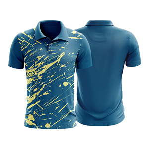 Ropa Deportiva de Cricket Personalizada, Impresión Digital a Todo Color, Jersey de Cricket Personalizado, Mezcla de Algodón/Poliéster, Manga Corta - Product Image 1
