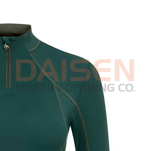Ladies Equestrian Sports Top Stretch Fit Riding Shirt <b>Long</b> <b>Sleeve</b> Performance <b>Base</b> <b>Layer</b> OEM Supply - Product Image 3