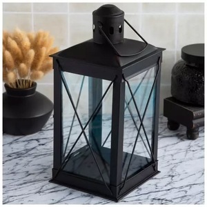 Customised Decorative <b>Outdoor</b> Indoor Metal <b>Candle</b> <b>Lanterns</b> Farmhouse Floor & Hanging Metal & Glass <b>Candle</b> <b>Lanterns</b> - Product Image 3