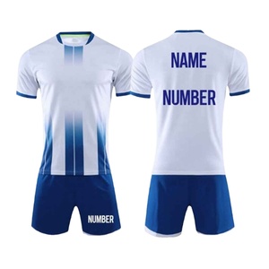 Últimos Uniformes de Fútbol Personalizables para Hombre, Manga Corta, 100% Poliéster Transpirable, Uniforme de Fútbol Automatizado - Product Image 3