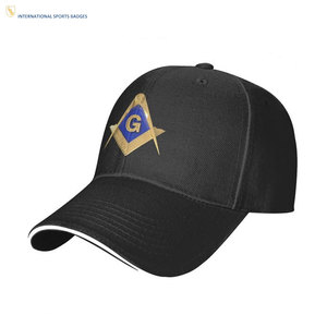 Diseña Tu Propio Logotipo, Gorras Masónicas Personalizadas Más Vendidas, Gorras de 5 Paneles con Bordado 3D de Primera Calidad, Tela Común de Alta Calidad - Product Image 1