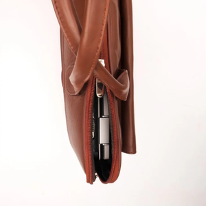 Sac pour ordinateur portable en cuir de haute qualité unisexe avec personnalisation 2025 – Vente en gros de sacs pour ordinateur portable 100 % cuir véritable - Product Image 4