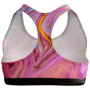 Soutien-gorge de sport pour femme, style tendance, qualité supérieure, avec logo sur le devant, design le plus récent, directement du fabricant pakistanais - Product Image 2