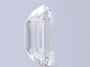 Diamante Blanco Suelto Majestic de 7 Quilates, Color E, Claridad VS1, Corte Esmeralda, con Simetría de Corte Escalonado Élite y Brillo Helado Excepcional - Product Image 2
