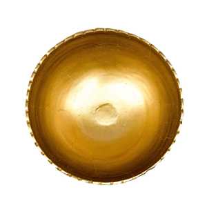 Bol à glace en métal doré, rond et festonné, durable et écologique, pour servir, refroidisseur de vin et de bière pour fêtes, bars, mariages, hôtels et décoration - Product Image 2