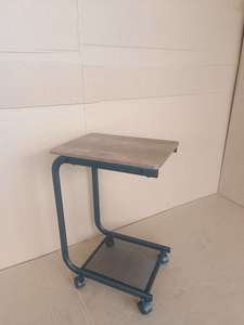 Chariot de rangement à roulettes Lumetal en acier léger, durable et décoratif, à 2 niveaux, portable, pour intérieur, maison, bureau, Vietnam - Product Image 4