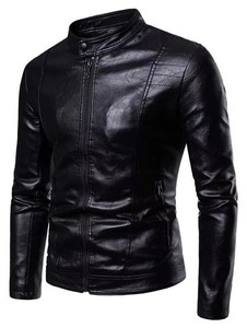 Classic Leather <b>Jackets</b> For Unisex Use With Custom Logo Design - Product Image 3